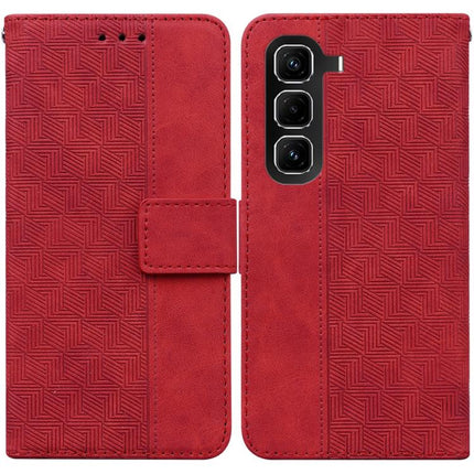 Geometric Embossed Leather Phone Case, For Infinix Note 50 Pro+, For Infinix Note 50 4G / Note 50 Pro 4G, For Infinix Hot 50 Pro 4G, For Infinix Hot 50i / Smart 9