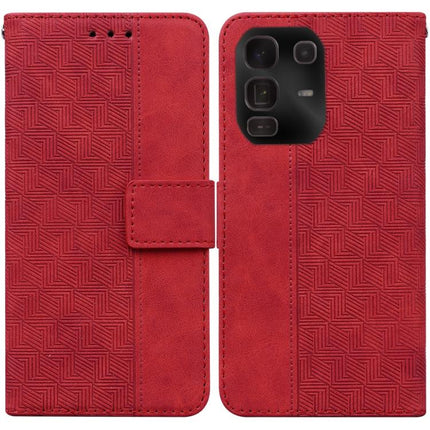 Geometric Embossed Leather Phone Case, For Infinix Note 50 Pro+, For Infinix Note 50 4G / Note 50 Pro 4G, For Infinix Hot 50 Pro 4G, For Infinix Hot 50i / Smart 9