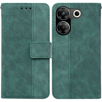 Geometric Embossed Leather Phone Case, For Tecno Camon 20 Pro 5G, For Tecno Pova 5, For Tecno Spark 10 5G, For Tecno Spark 10 Pro