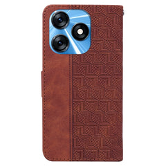 Geometric Embossed Leather Phone Case