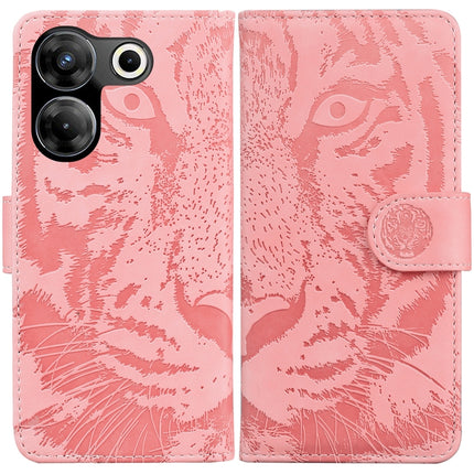 Tiger Embossing Pattern Flip Leather Phone Case, For Tecno Camon 20 Pro 5G, For Tecno Pova 5, For Tecno Spark 10 5G, For Tecno Spark 10 Pro