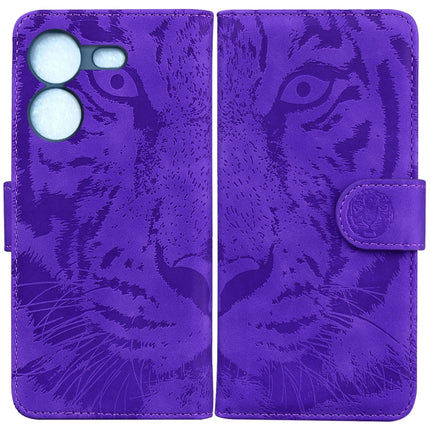 Tiger Embossing Pattern Flip Leather Phone Case, For Tecno Camon 20 Pro 5G, For Tecno Pova 5, For Tecno Spark 10 5G, For Tecno Spark 10 Pro