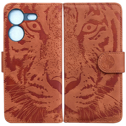 Tiger Embossing Pattern Flip Leather Phone Case, For Tecno Camon 20 Pro 5G, For Tecno Pova 5, For Tecno Spark 10 5G, For Tecno Spark 10 Pro
