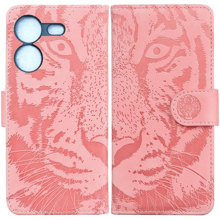 Tiger Embossing Pattern Flip Leather Phone Case, For Tecno Camon 20 Pro 5G, For Tecno Pova 5, For Tecno Spark 10 5G, For Tecno Spark 10 Pro