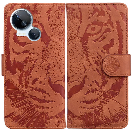 Tiger Embossing Pattern Flip Leather Phone Case, For Tecno Camon 20 Pro 5G, For Tecno Pova 5, For Tecno Spark 10 5G, For Tecno Spark 10 Pro