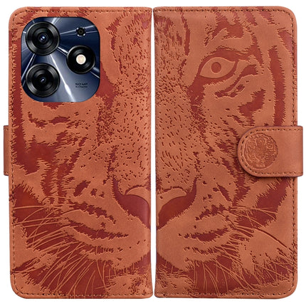 Tiger Embossing Pattern Flip Leather Phone Case, For Tecno Camon 20 Pro 5G, For Tecno Pova 5, For Tecno Spark 10 5G, For Tecno Spark 10 Pro