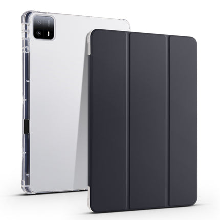 3-fold Clear TPU Smart Leather Tablet Case with Pen Slot, For Xiaomi Pad 6S Pro, For Xiaomi Pad 6 Max 14
