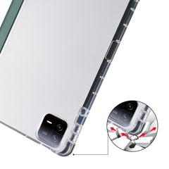 3-fold Clear TPU Smart Leather Tablet Case with Pen Slot, For Xiaomi Pad 6S Pro, For Xiaomi Pad 6 Max 14