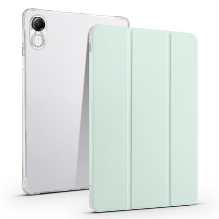 3-fold Clear TPU Smart Leather Tablet Case with Pen Slot, For Xiaomi Pad 7 / 7 Pro, For Xiaomi Redmi Pad Pro 12.1