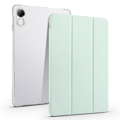 3-fold Clear TPU Smart Leather Tablet Case with Pen Slot, For Xiaomi Pad 7 / 7 Pro, For Xiaomi Redmi Pad Pro 12.1