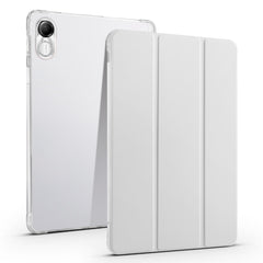 3-fold Clear TPU Smart Leather Tablet Case with Pen Slot, For Xiaomi Pad 7 / 7 Pro, For Xiaomi Redmi Pad Pro 12.1
