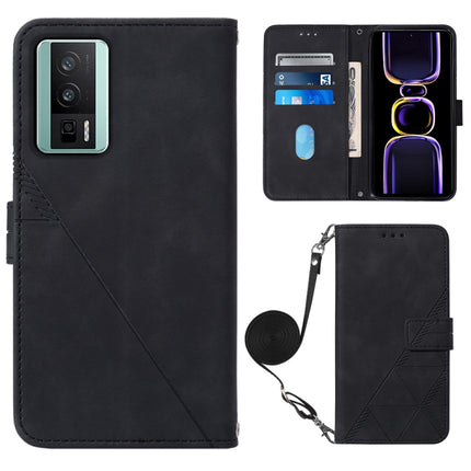 Crossbody 3D Embossed Flip Leather Phone Case