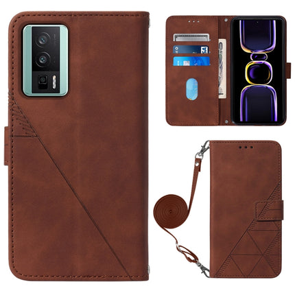 Crossbody 3D Embossed Flip Leather Phone Case