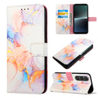 For Sony Xperia 1 V / Galaxy Marble White LS004