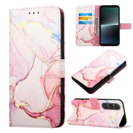 PT003 Marble Pattern Flip Leather Phone Case, For Sony Xperia 1 V, For Sony Xperia 10 V, For Sony Xperia 10 IV