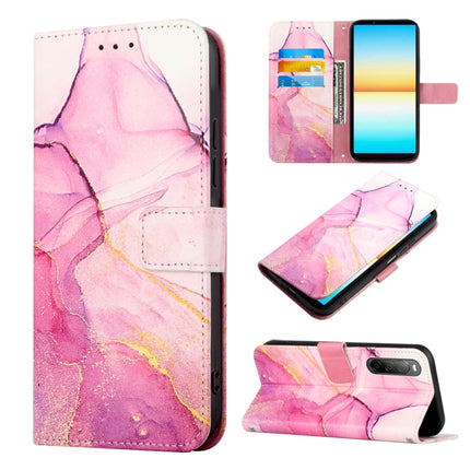 PT003 Marble Pattern Flip Leather Phone Case, For Sony Xperia 1 V, For Sony Xperia 10 V, For Sony Xperia 10 IV