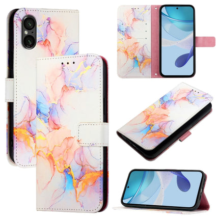 PT003 Marble Pattern Flip Leather Phone Case, For Sony Xperia 10 VI, For Sony Xperia 1 VI, For Sony Xperia 5 VI, For Sony Xperia 5 V