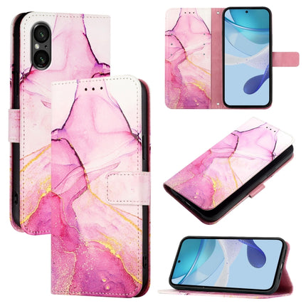 PT003 Marble Pattern Flip Leather Phone Case, For Sony Xperia 10 VI, For Sony Xperia 1 VI, For Sony Xperia 5 VI, For Sony Xperia 5 V