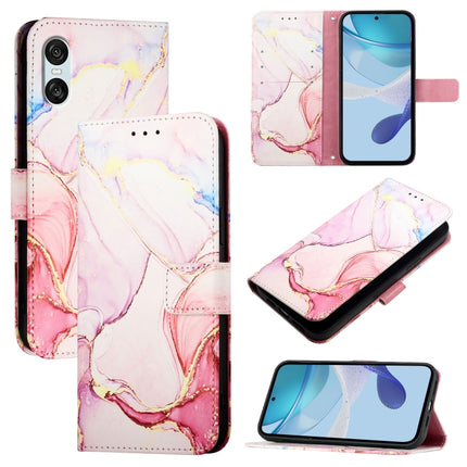 PT003 Marble Pattern Flip Leather Phone Case, For Sony Xperia 10 VI, For Sony Xperia 1 VI, For Sony Xperia 5 VI, For Sony Xperia 5 V