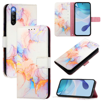 PT003 Marble Pattern Flip Leather Phone Case, For Sony Xperia 1 V, For Sony Xperia 10 V, For Sony Xperia 10 IV