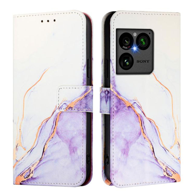 PT003 Marble Pattern Flip Leather Phone Case, For Sony Xperia 1 VIII, For Sony Xperia 10 VI, For Sony Xperia 1 VI, For Sony Xperia 5 VI
