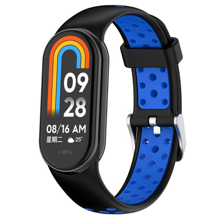 Two-color Steel Plug Silicone Watch Band