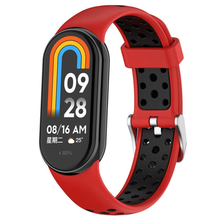 Two-color Steel Plug Silicone Watch Band