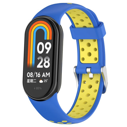Two-color Steel Plug Silicone Watch Band