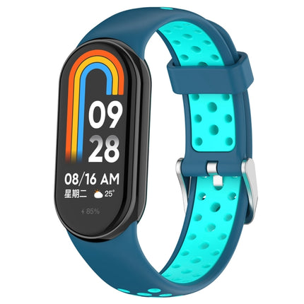 Two-color Steel Plug Silicone Watch Band