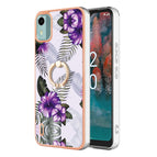 For Nokia C12 / Purple Flower