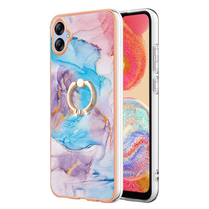 Electroplating IMD TPU Phone Case with Ring, For Samsung Galaxy A04e