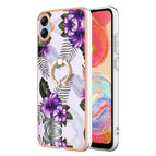 For Samsung Galaxy A04e / Purple Flower