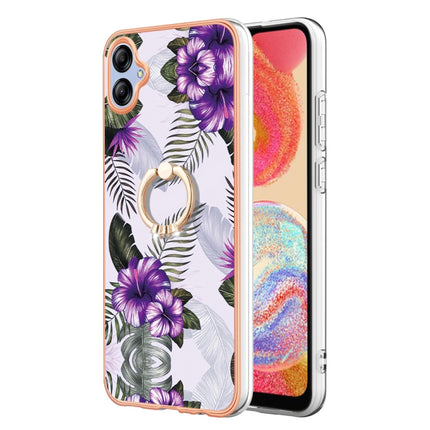 Electroplating IMD TPU Phone Case with Ring, For Samsung Galaxy A04e
