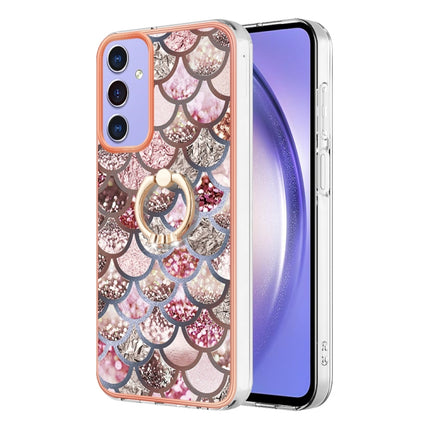 Electroplating IMD TPU Phone Case with Ring, For Samsung Galaxy A55 5G, For Samsung Galaxy A35 5G, For Samsung Galaxy A15 5G, For Samsung Galaxy A05