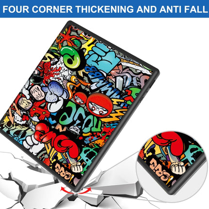 Painted Deformation TPU Leather Smart Tablet Case