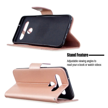 Two Butterflies Embossing Pattern Horizontal Flip Leather Case with Holder & Card Slot & Wallet & Lanyard, For LG K61, For Nokia 1.3, For Samsung Galaxy A31