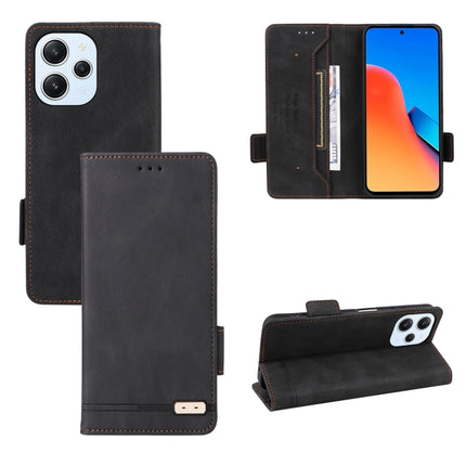 Magnetic Clasp Leather Phone Case, For Xiaomi Redmi Note 13 Pro+ 5G, For Xiaomi Redmi Note 13 Pro 5G, For Xiaomi Redmi 12 4G Foreign / 5G, For Xiaomi Redmi 12 4G