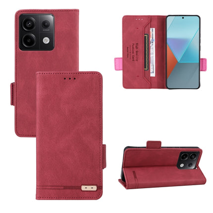 Magnetic Clasp Leather Phone Case, For Xiaomi Redmi Note 13 Pro+ 5G, For Xiaomi Redmi Note 13 Pro 5G, For Xiaomi Redmi 12 4G Foreign / 5G, For Xiaomi Redmi 12 4G
