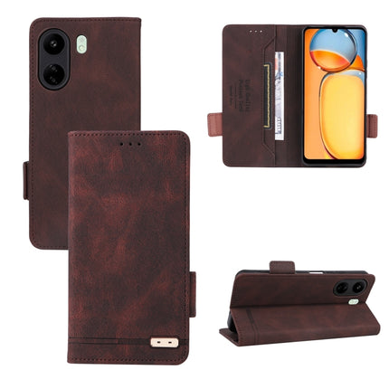Magnetic Clasp Leather Phone Case, For Xiaomi 14, For Xiaomi Redmi Note 13 5G, For Xiaomi Redmi Note 13 4G, For Xiaomi Redmi 13C