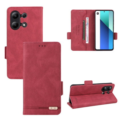 Magnetic Clasp Leather Phone Case, For Xiaomi 14, For Xiaomi Redmi Note 13 5G, For Xiaomi Redmi Note 13 4G, For Xiaomi Redmi 13C