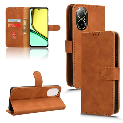Skin Feel Magnetic Flip Leather Phone Case, For Realme 12 5G, For Realme 12+, For Realme 12 Pro / 12 Pro+, For Realme C67 4G