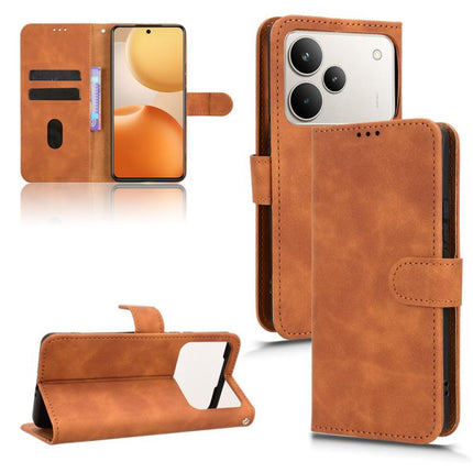 Skin Feel Magnetic Flip Leather Phone Case, For Realme P4 Pro 5G, For Realme P4 5G, For Realme 15T 5G, For Realme 15 5G Global