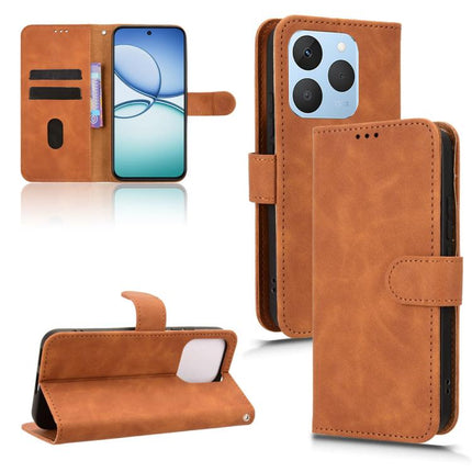 Skin Feel Magnetic Flip Leather Phone Case, For Realme P4 Pro 5G, For Realme P4 5G, For Realme 15T 5G, For Realme 15 5G Global