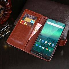 idewei 30053A Crazy Horse Texture Horizontal Flip Leather Case with Holder & Card Slots & Wallet, For Nokia 1.3, For Nokia 5.3, For OPPO A12