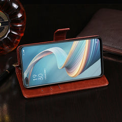 idewei 30053A Crazy Horse Texture Horizontal Flip Leather Case with Holder & Card Slots & Wallet, For OPPO A92s, For OPPO Ace2, For Samsung Galaxy A21s, For Samsung Galaxy A41