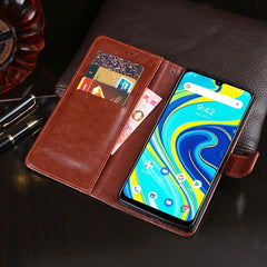 idewei 30053A Crazy Horse Texture Horizontal Flip Leather Case with Holder & Card Slots & Wallet, For UMIDIGI A7 Pro, For Xiaomi Mi 10 Lite