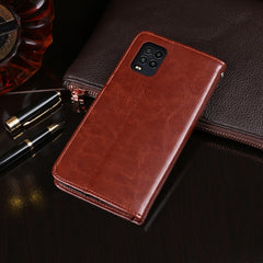 idewei 30053A Crazy Horse Texture Horizontal Flip Leather Case with Holder & Card Slots & Wallet, For Xiaomi Mi 10 Lite