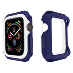 For Apple Watch Series 6 & SE & 5 & 4 44mm / Blue White