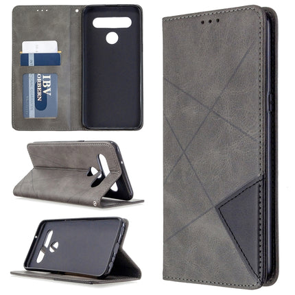 Rhombus Texture Horizontal Flip Magnetic Leather Case with Holder & Card Slots & Wallet, For LG K61, For Nokia 1.3
