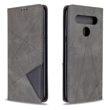 Rhombus Texture Horizontal Flip Magnetic Leather Case with Holder & Card Slots & Wallet, For LG K61, For Nokia 1.3